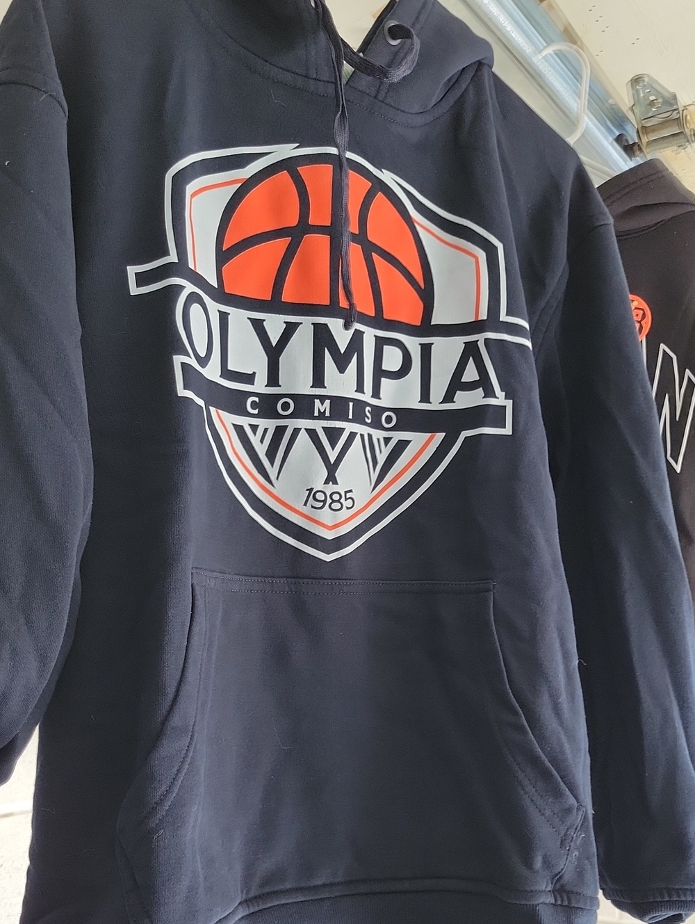 Navy Basketball Pullover Hoodie